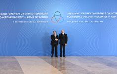 Президент Ильхам Алиев выступает на 7-м Саммите СВМДА (ФОТО)