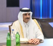 Президент Ильхам Алиев встретился с Эмиром Государства Катар (ФОТО/ВИДЕО)