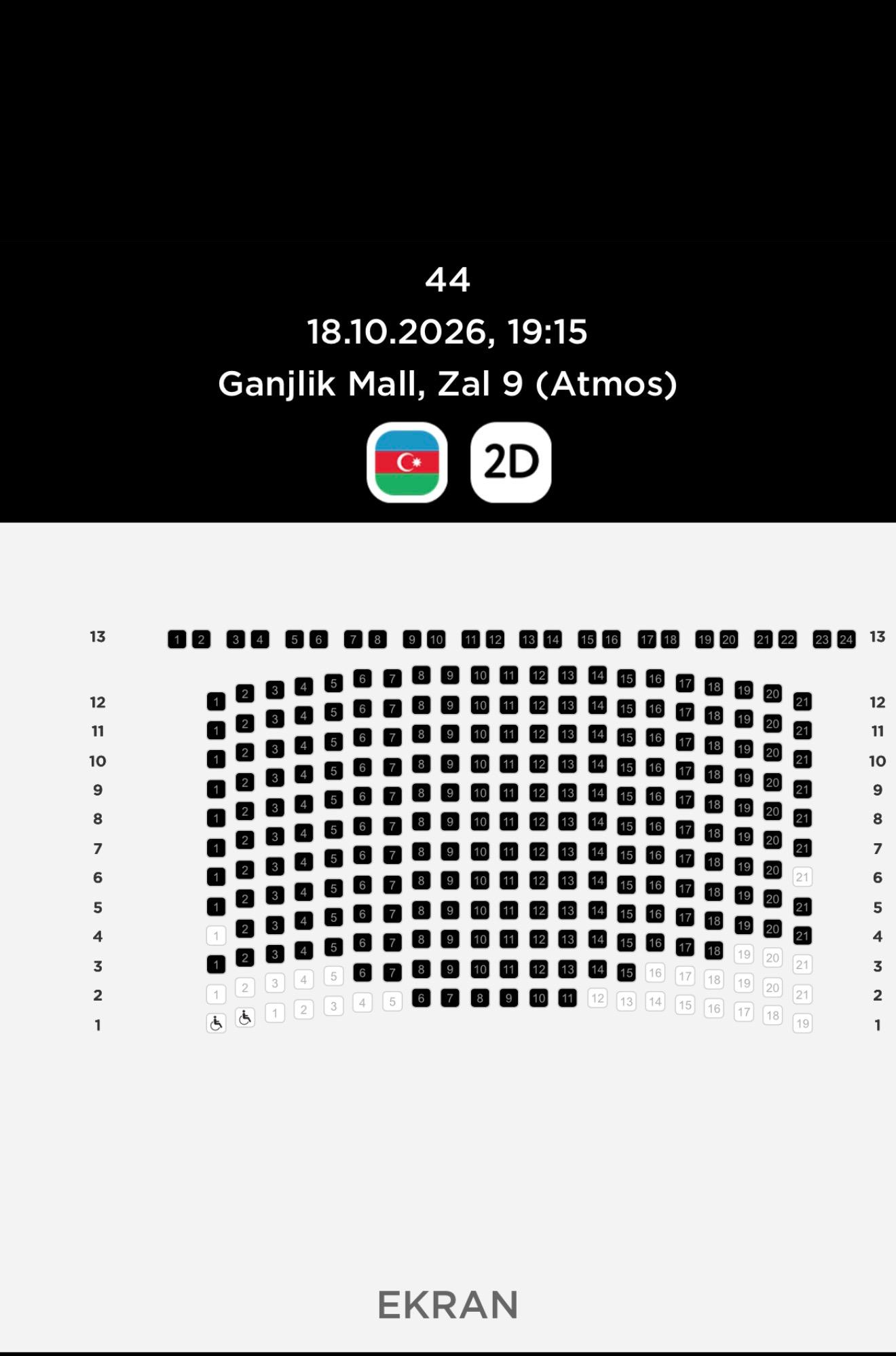 В кинотеатрах Азербайджана наблюдается большой интерес к масштабному художественному фильму "44" (ФОТО)