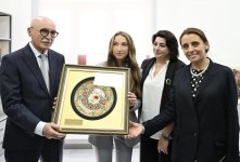 Алена Алиева приняла участие в открытии Центра инклюзивного обучения и преподавания в Бакинском государственном центре профессионального образования по культуре и ремеслу (ФОТО)