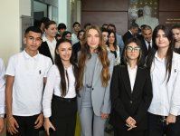 Алена Алиева приняла участие в открытии Центра инклюзивного обучения и преподавания в Бакинском государственном центре профессионального образования по культуре и ремеслу (ФОТО)
