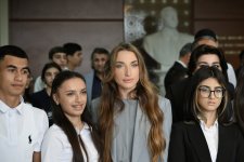 Алена Алиева приняла участие в открытии Центра инклюзивного обучения и преподавания в Бакинском государственном центре профессионального образования по культуре и ремеслу (ФОТО)