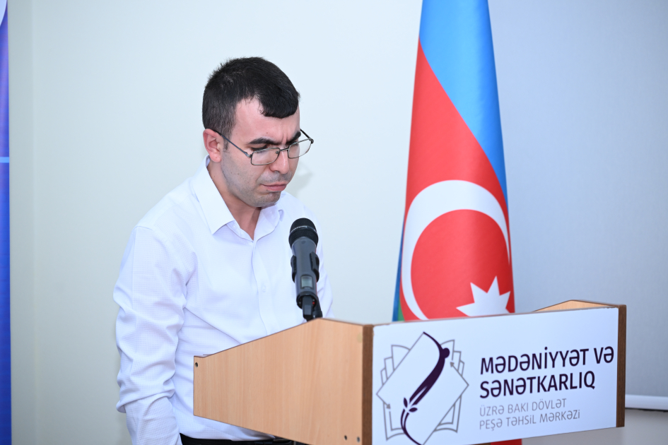 Алена Алиева приняла участие в открытии Центра инклюзивного обучения и преподавания в Бакинском государственном центре профессионального образования по культуре и ремеслу (ФОТО)