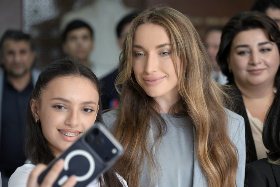 Алена Алиева приняла участие в открытии Центра инклюзивного обучения и преподавания в Бакинском государственном центре профессионального образования по культуре и ремеслу (ФОТО)
