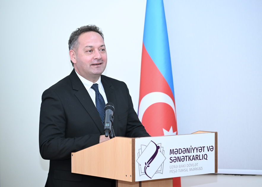 Алена Алиева приняла участие в открытии Центра инклюзивного обучения и преподавания в Бакинском государственном центре профессионального образования по культуре и ремеслу (ФОТО)