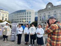 Семьи пропавших без вести азербайджанцев провели акцию протеста перед Европарламентом (ФОТО)