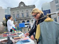 Семьи пропавших без вести азербайджанцев провели акцию протеста перед Европарламентом (ФОТО)