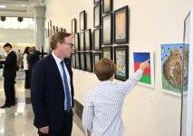 Вице-президент Фонда Гейдара Алиева Лейла Алиева приняла участие в открытии международной выставки искусств MAMA «Мать-природа» в Ашхабаде (ФОТО)