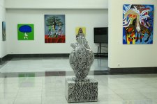Вице-президент Фонда Гейдара Алиева Лейла Алиева приняла участие в открытии международной выставки искусств MAMA «Мать-природа» в Ашхабаде (ФОТО)