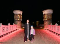 Вице-президент Фонда Гейдара Алиева Лейла Алиева ознакомилась с комплексом «Вечный город» в Самарканде (ФОТО)