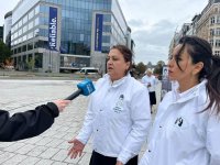 В Брюсселе прошла акция в память о пропавших без вести азербайджанцах (ФОТО)