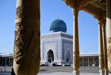 Вице-президент Фонда Гейдара Алиева Лейла Алиева ознакомилась в Самарканде с выставкой «Мир глазами ребенка» и мемориальным комплексом Имама аль-Бухари (ФОТО)