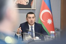 В МИД Азербайджана состоялась встреча со слушателями курса Национального университета обороны (ФОТО)