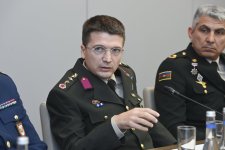 В МИД Азербайджана состоялась встреча со слушателями курса Национального университета обороны (ФОТО)