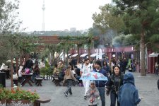 В Баку продолжается фестиваль оливок, несмотря на дождливую погоду (ФОТО)