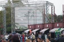 В Баку продолжается фестиваль оливок, несмотря на дождливую погоду (ФОТО)