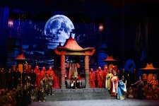 Лейла Алиева присутствовала на премьере спектакля «Турандот» (ФОТО)