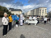 В Брюсселе состоялась очередная мирная акция семей пропавших без вести азербайджанцев (ФОТО)