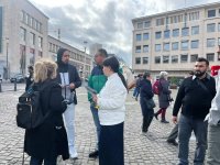 В Брюсселе состоялась очередная мирная акция семей пропавших без вести азербайджанцев (ФОТО)