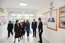 Лейла Алиева и Алена Алиева приняли участие в открытии новых яслей-детского сада в селе Гёйляр Шамахинского района (ФОТО)