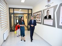 Лейла Алиева и Алена Алиева приняли участие в открытии яслей-детского сада «Хыныслы» (ФОТО)