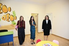 Лейла Алиева и Алена Алиева приняли участие в открытии яслей-детского сада «Хыныслы» (ФОТО)