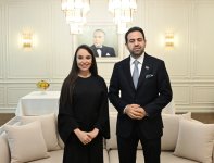 Вице-президент Фонда Гейдара Алиева Лейла Алиева встретилась с генеральным секретарем Мусульманского совета старейшин (ФОТО)