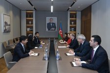 Джейхун Байрамов провел обмен мнениями с генсеком UN Tourism (ФОТО)