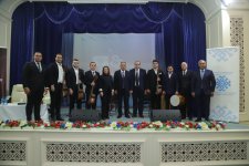 В Хачмазе в рамках проекта "Диалог об искусстве" состоялась встреча с Эльчиным Гашимовым (ФОТО)