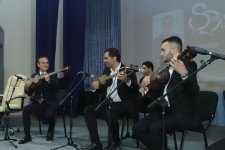 В Хачмазе в рамках проекта "Диалог об искусстве" состоялась встреча с Эльчиным Гашимовым (ФОТО)