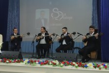 В Хачмазе в рамках проекта "Диалог об искусстве" состоялась встреча с Эльчиным Гашимовым (ФОТО)
