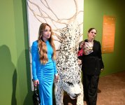 Вице-президент Фонда Гейдара Алиева Лейла Алиева и Алена Алиева приняли участие в официальном открытии Art Weekend (ФОТО)