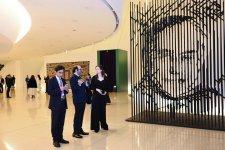 Вице-президент Фонда Гейдара Алиева Лейла Алиева и Алена Алиева приняли участие в официальном открытии Art Weekend (ФОТО)